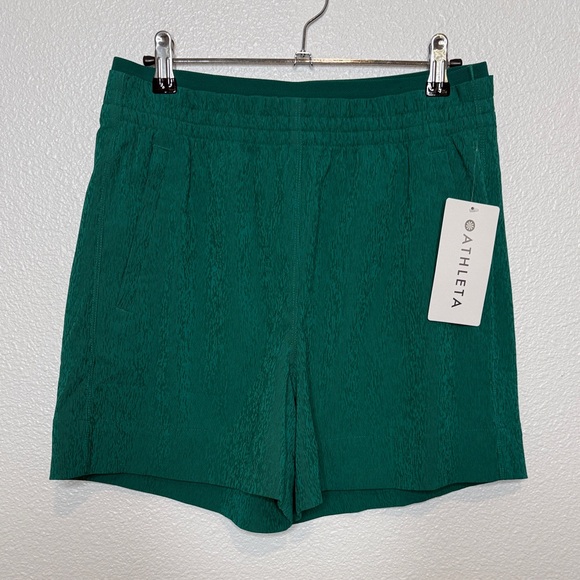 Athleta Echo Shorts Green 6 - Picture 2 of 5